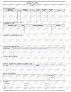 Construction Daily Log Book | Site Documentation Logbook for Contractors