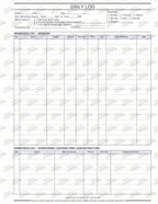 Construction Daily Log Book | Site Documentation Logbook for Contractors